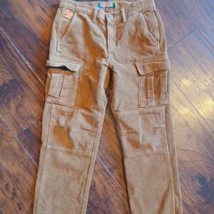 Empyre Teddy Bear Brown Corduroy Cargo Pants
